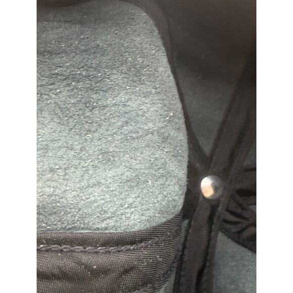 Black Leather Lambskin Baseball Cap Hat Union Hatters Made in USA Vtg Unisex - Picture 7 of 12